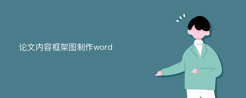 论文内容框架图制作word